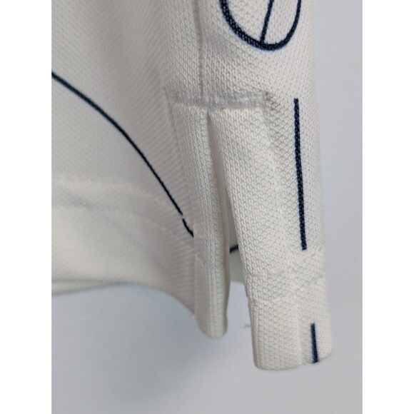 Arnold Palmer X Puma Geo Golf Polo Shirt Mens Medium Cloudspun White Blue - Picture 11 of 16